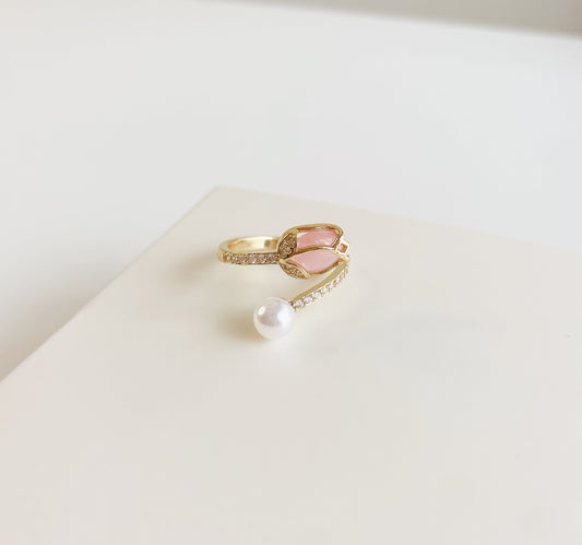 Anillo Tulipán Rosado