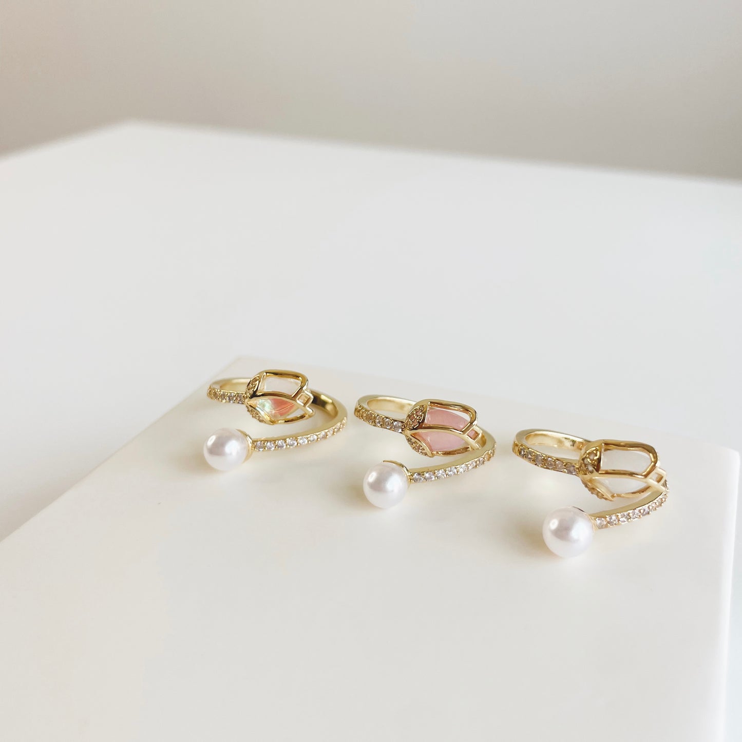 Anillo Tulipán Rosado