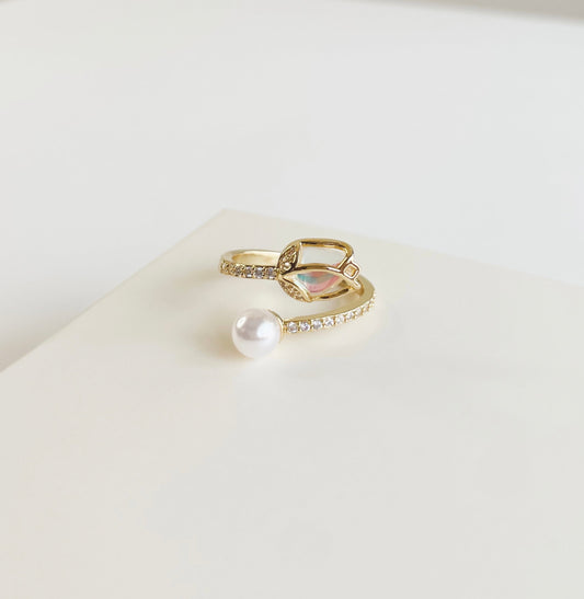 Anillo tulipán Cristal