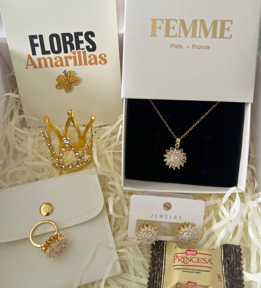 Box de Girasoles Giratorios + regalo